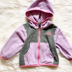 The North Face Baby girls fleece zip up Jacket